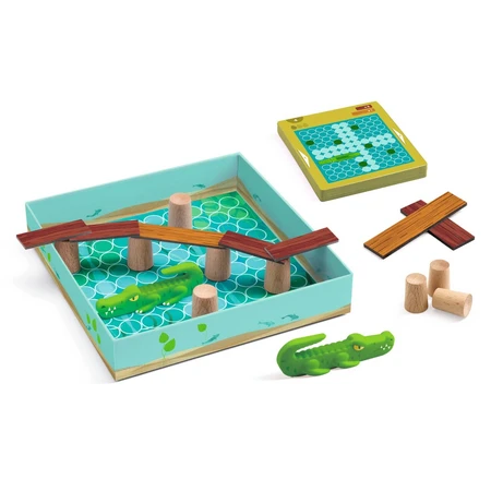 Juego de lógica Crocodile Bridge, Djeco