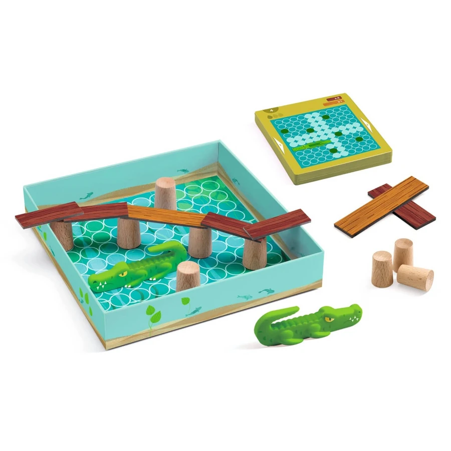 Juego de lógica Crocodile Bridge, Djeco