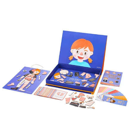 Magnetisch educatief spel - Alles over lichaam en emoties