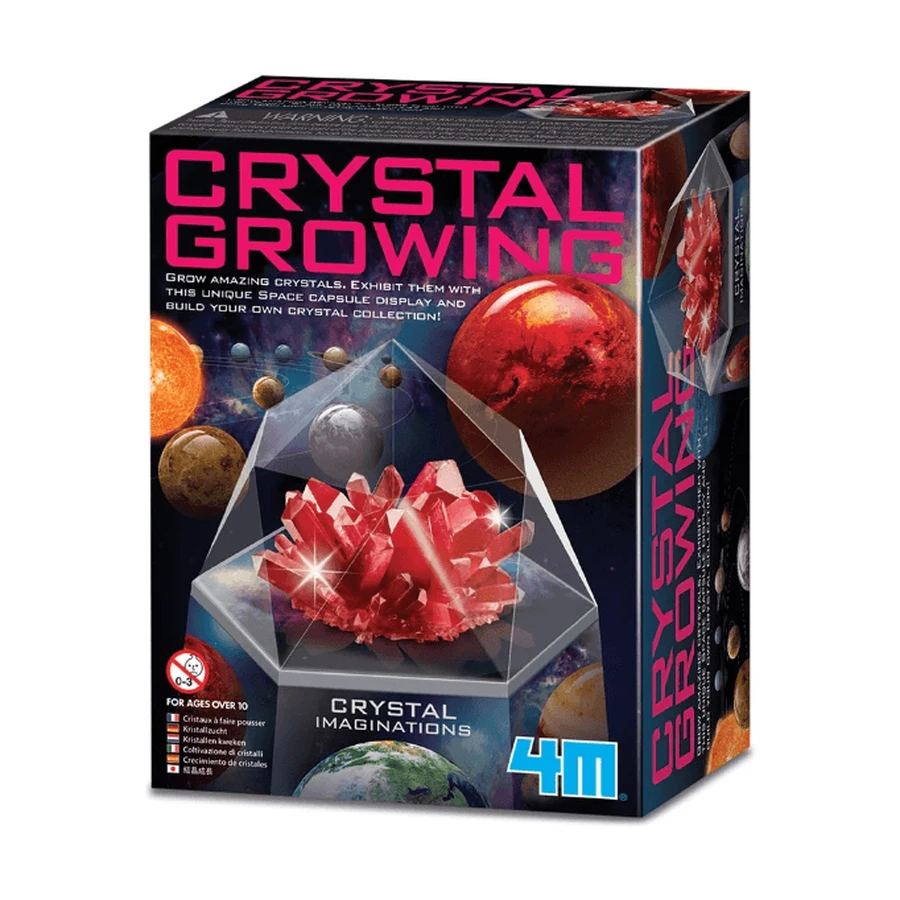 Growing experiment set Crystals, red