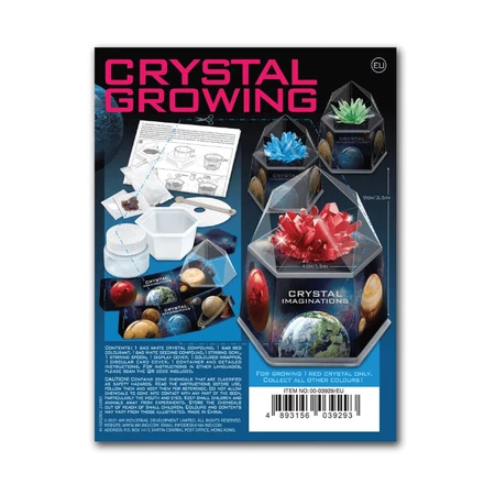 Growing experiment set Crystals, red
