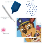 Creative set 6 in 1, Puppy Patrol, diamond painting