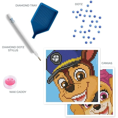 Creative set 6 in 1, Puppy Patrol, diamond painting