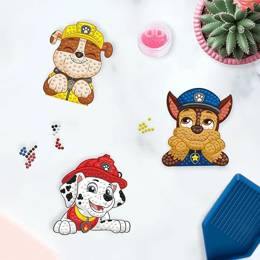 Creative set 6 in 1, Puppy Patrol, diamond painting