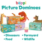 Dominos Boppi, 28 pièces, Dinosaures