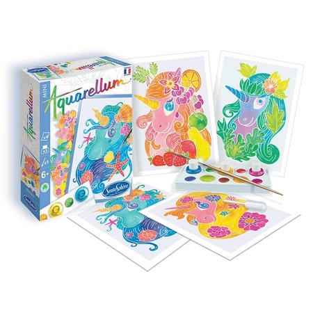 Mini unicornios de Aquarellum