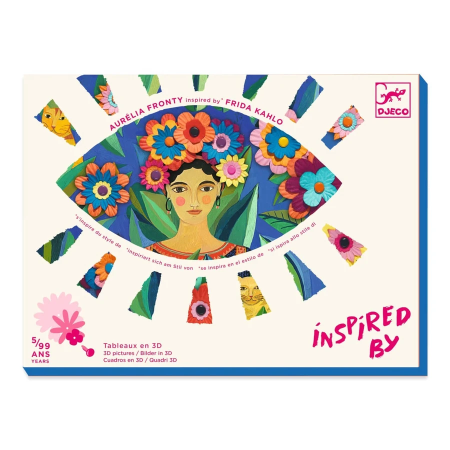Set creativo Inspirado en Frida Kahlo, Djeco