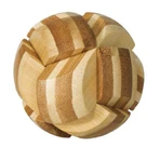 Logisch spel IQ houten bamboe bal