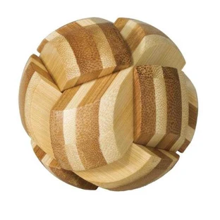Logisch spel IQ houten bamboe bal