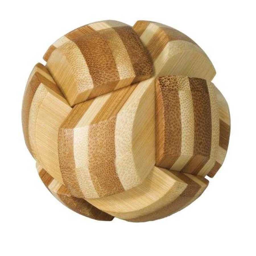 Logisch spel IQ houten bamboe bal