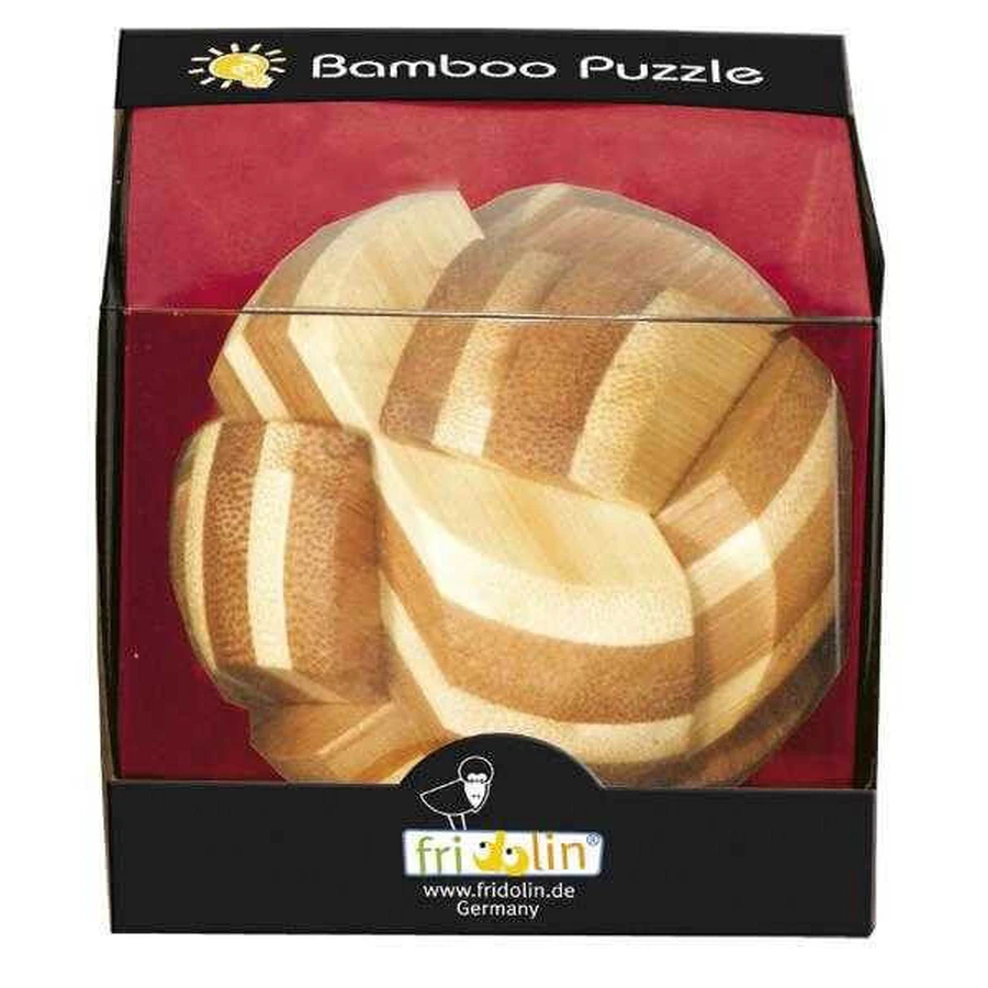 Logisch spel IQ houten bamboe bal