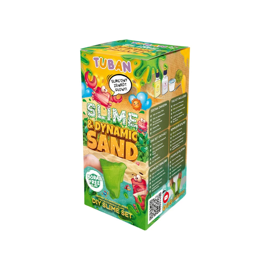 Juego de experimentos DIY SLIME & NISIP SENZORIAL