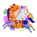 Decoración 3D-Pegas
