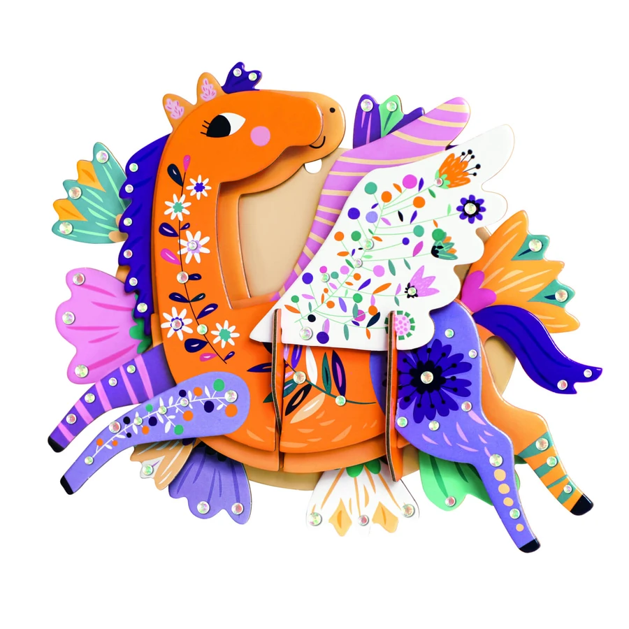 Decoración 3D-Pegas