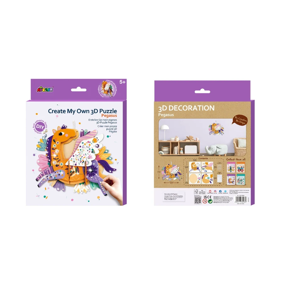Decoración 3D-Pegas