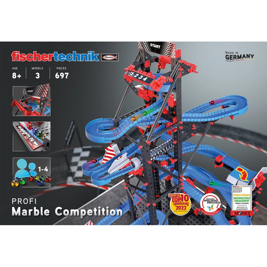 STEM Kit Race with metal balls, Fischertechnik