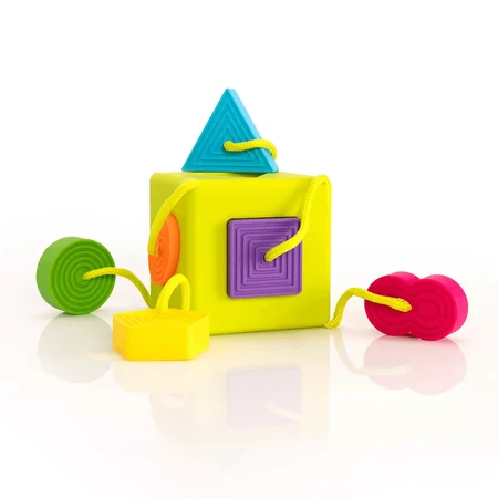 OombeeCube - Educatieve zintuiglijke kubus met siliconen vormen