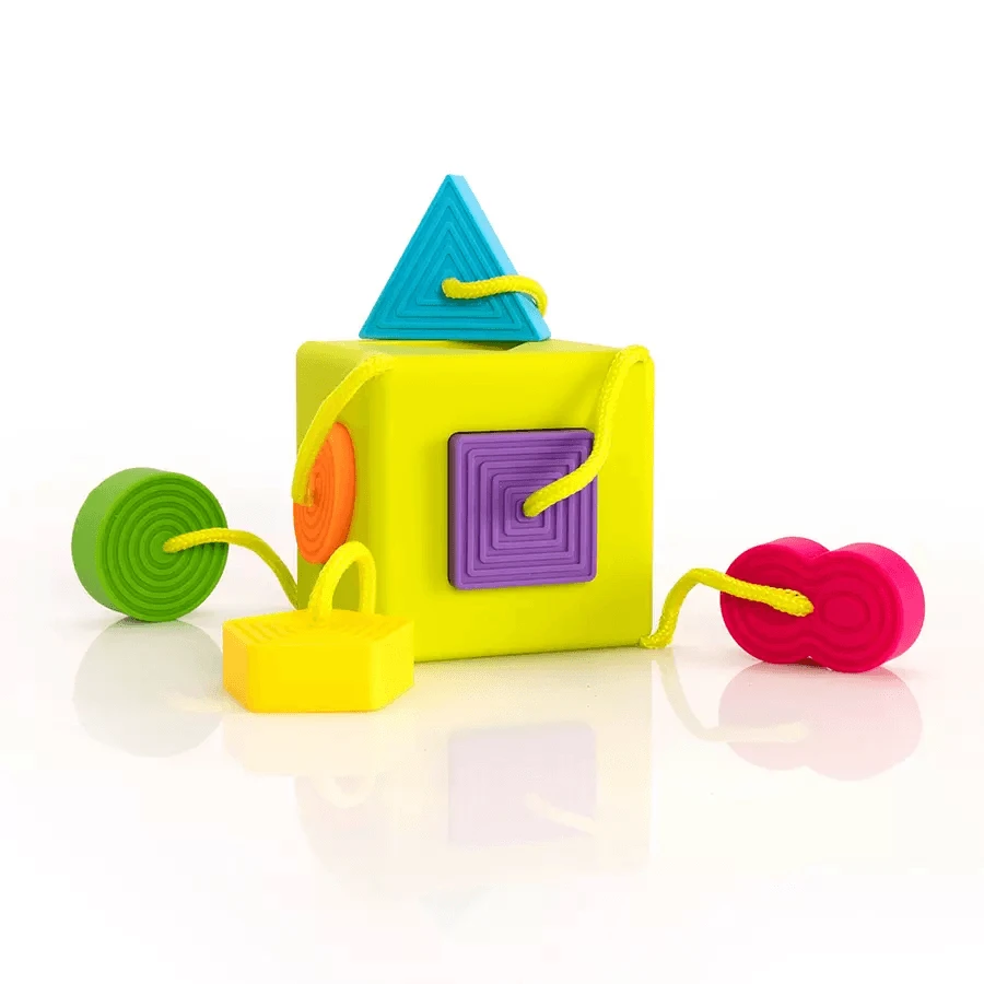 OombeeCube - Educatieve zintuiglijke kubus met siliconen vormen