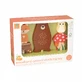 Jucarie din lemn de stivuit cu animalele padurii, Orange Tree Toys