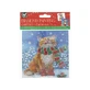 Set creativo DIY, tarjetas de Navidad, gatito y perrito