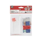 Set creativo DIY, tarjetas de Navidad, gatito y perrito