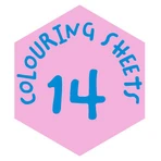 Mini tarjeta para colorear Hakuyoka - Animales lindos