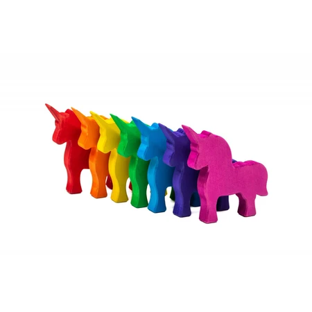 Handgemachtes Set, Bunte Einhörner