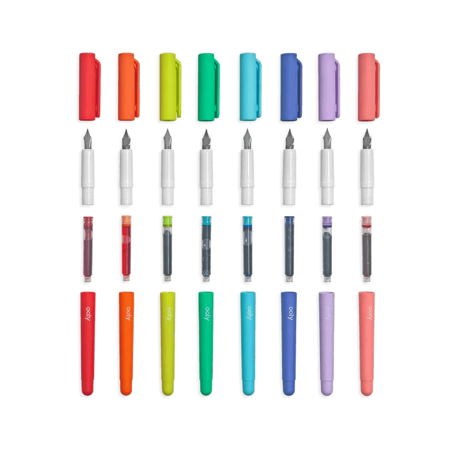 Satz mit 8 Color Write-Stiften