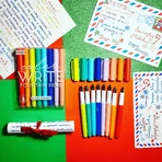 Satz mit 8 Color Write-Stiften