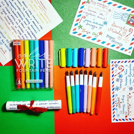 Satz mit 8 Color Write-Stiften