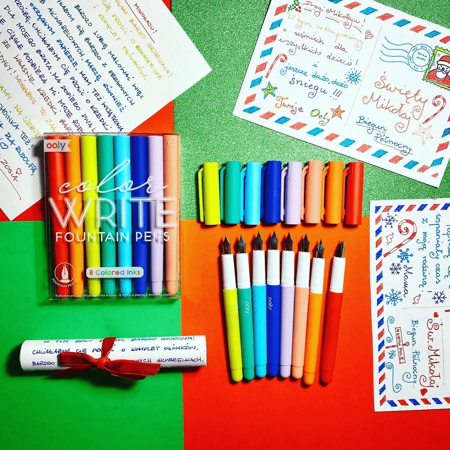 Satz mit 8 Color Write-Stiften