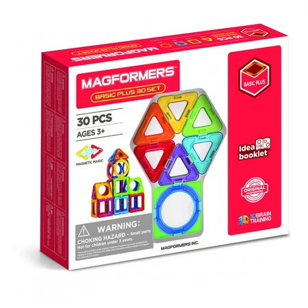 Magnetic construction set - Magformers Basic Plus 30 set