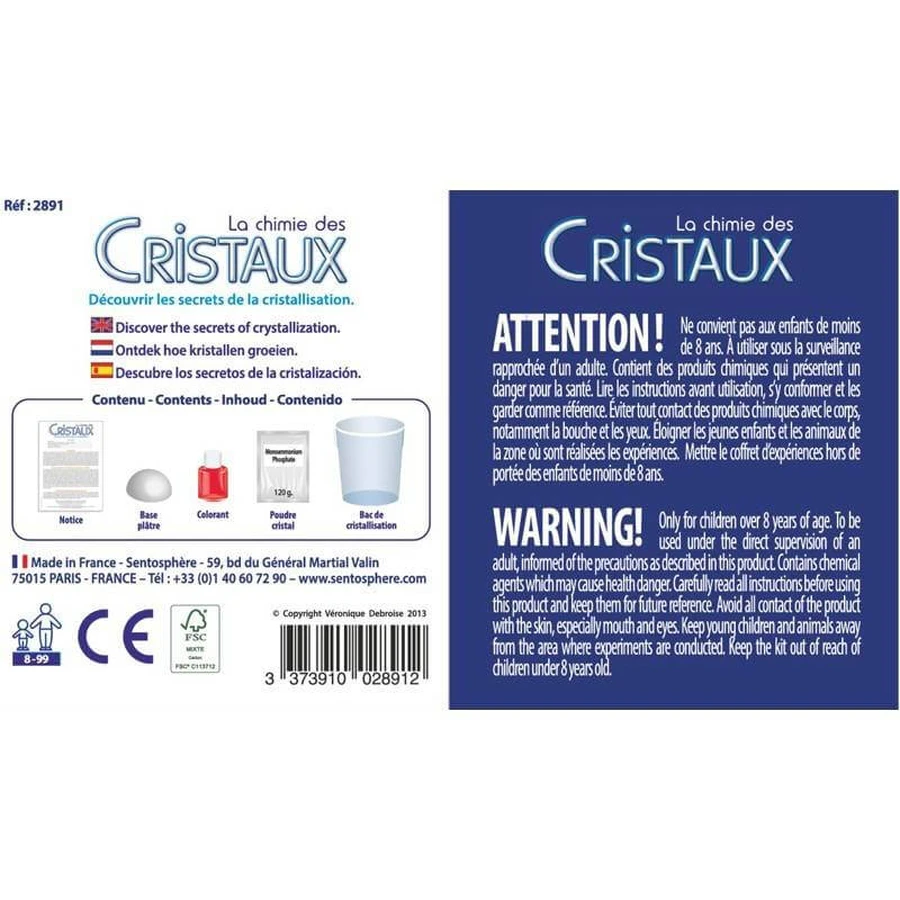 Kit de experimentos - Cristal rojo