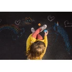 Tiza lavable Chalk-O-Rama, juego de 12 cubos, perfecta para dibujar sobre asfalto