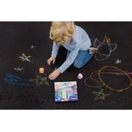 Tiza lavable Chalk-O-Rama, juego de 12 cubos, perfecta para dibujar sobre asfalto