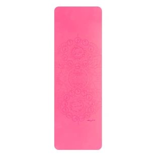 Yogamat voor volwassenen, milieuvriendelijk - Zon en Maan, roze