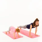 Yogamat voor volwassenen, milieuvriendelijk - Zon en Maan, roze