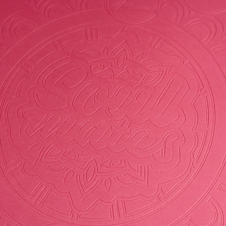 Yogamat voor volwassenen, milieuvriendelijk - Zon en Maan, roze