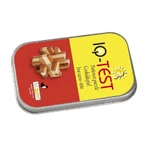 Logicaspel IQ van bamboehout in metalen doos-6