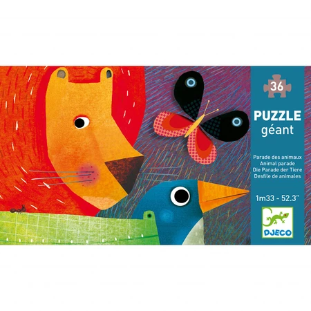 Djeco reuzenpuzzel Dierenparade