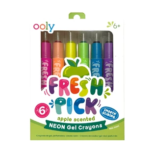 Crayons parfumés Fresh Pick, Pomme (lot de 6)