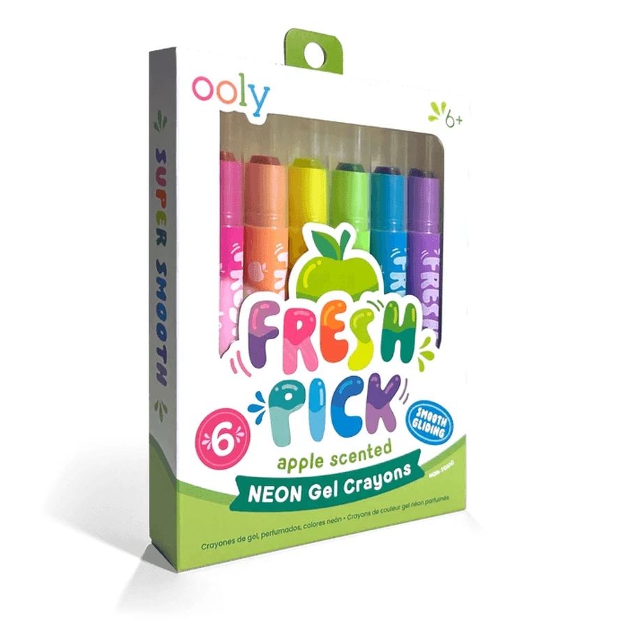 Crayons parfumés Fresh Pick, Pomme (lot de 6)