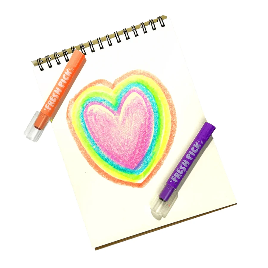 Crayons parfumés Fresh Pick, Pomme (lot de 6)