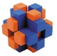 Juego de lógica IQ madera bambú bambú Cub cruz colorido