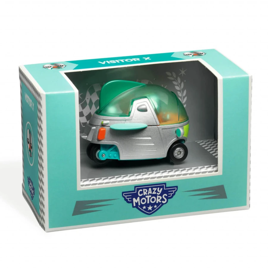 Crazy Motors Djeco-collectie, Bezoeker X
