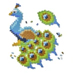 Plus-Plus Zahlenpuzzle, 800 Teile, Paun