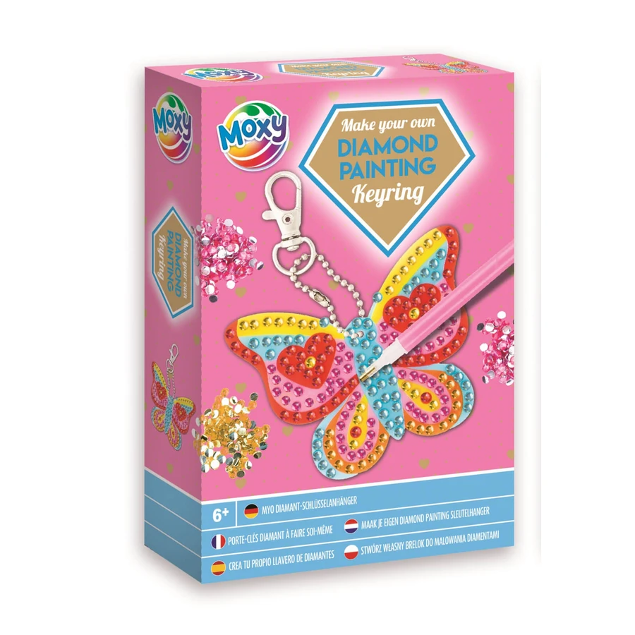 Set creativo DIY, Crea tu propio llavero con strass, Diamond Paint, Grafix