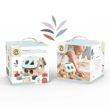 Caja clasificadora con formas, Speedy Monkey