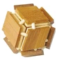 Juego de lógica IQ bambú madera 3D Caja mágica