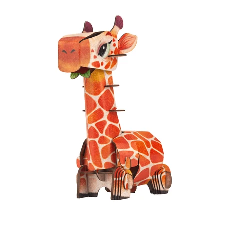 3D Puzzle with sounds - Giraffe, Build 'n' Sound